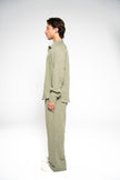 Forest Green Linen Pants