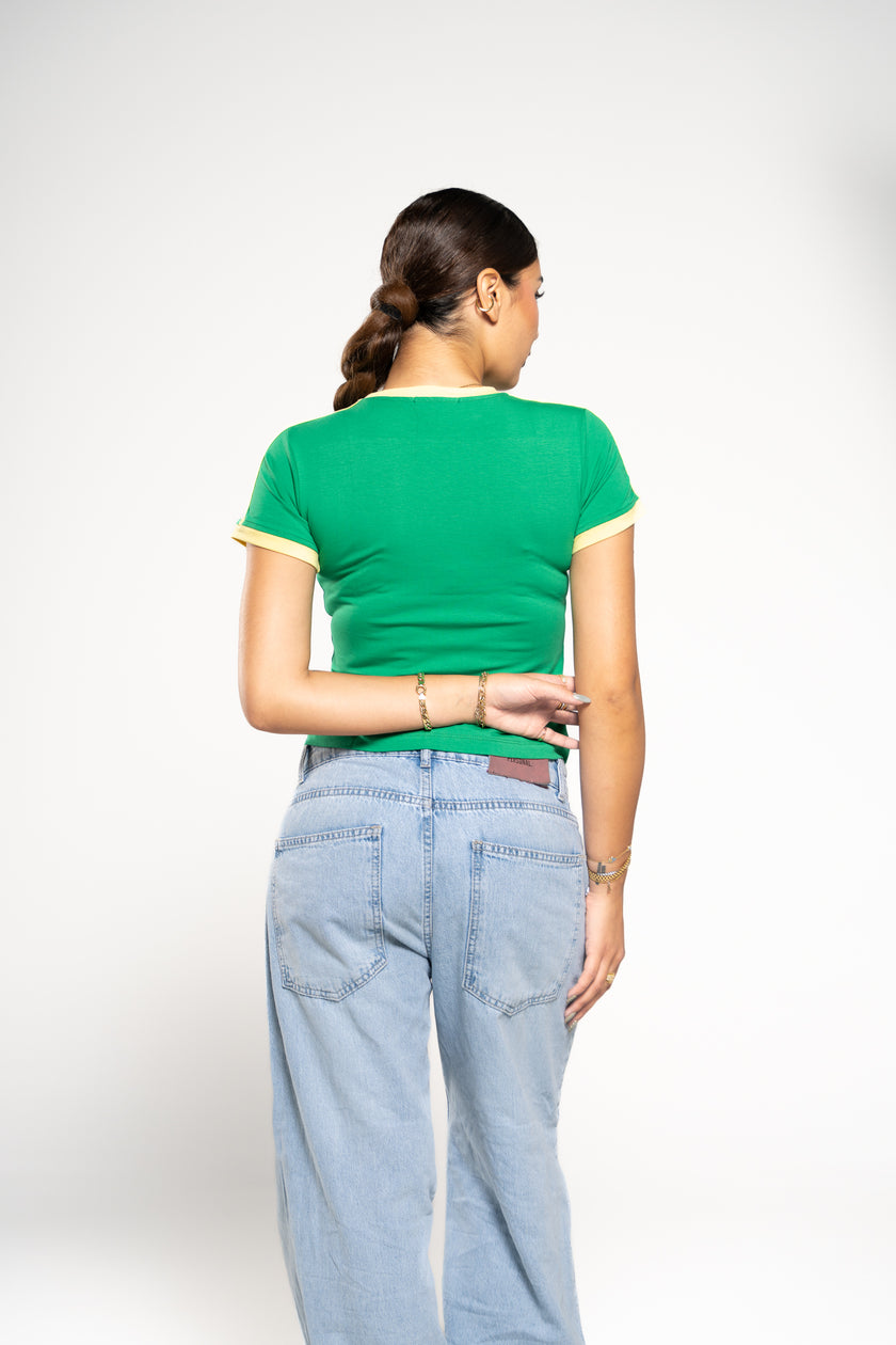Brasil Green Baby Tee