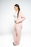 Salmon Pink Linen Shirt