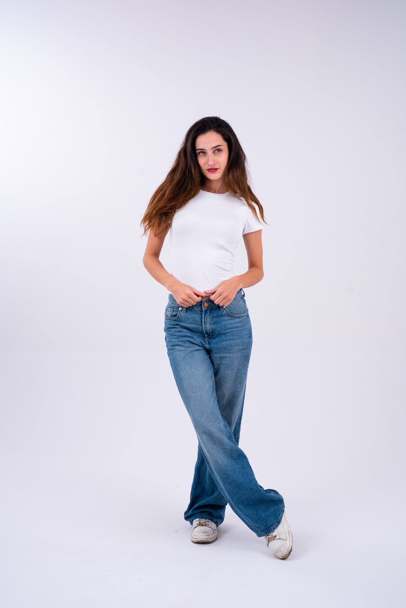 Ice White Basic Top