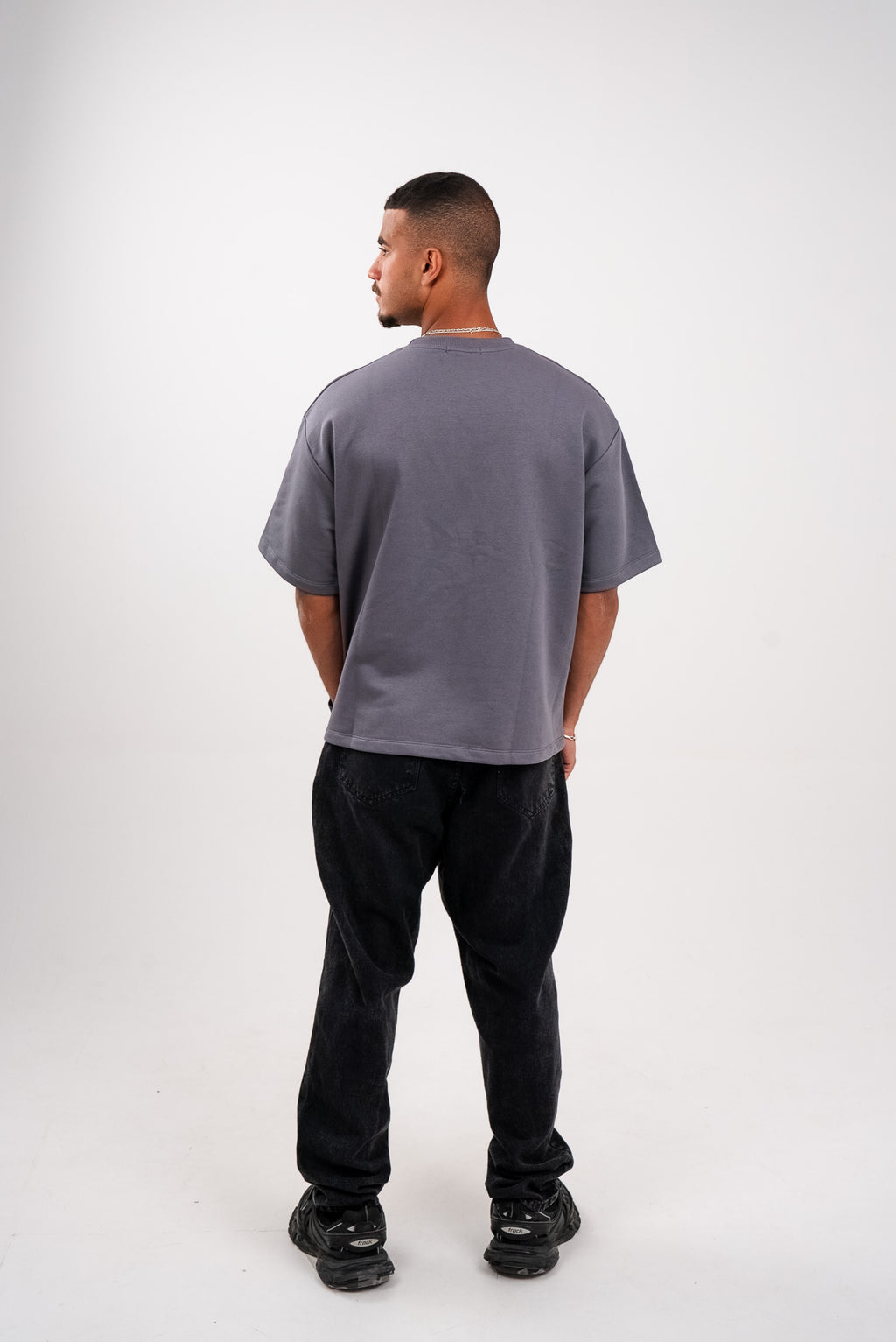 Grey Heavy Weight Boxy T-Shirt