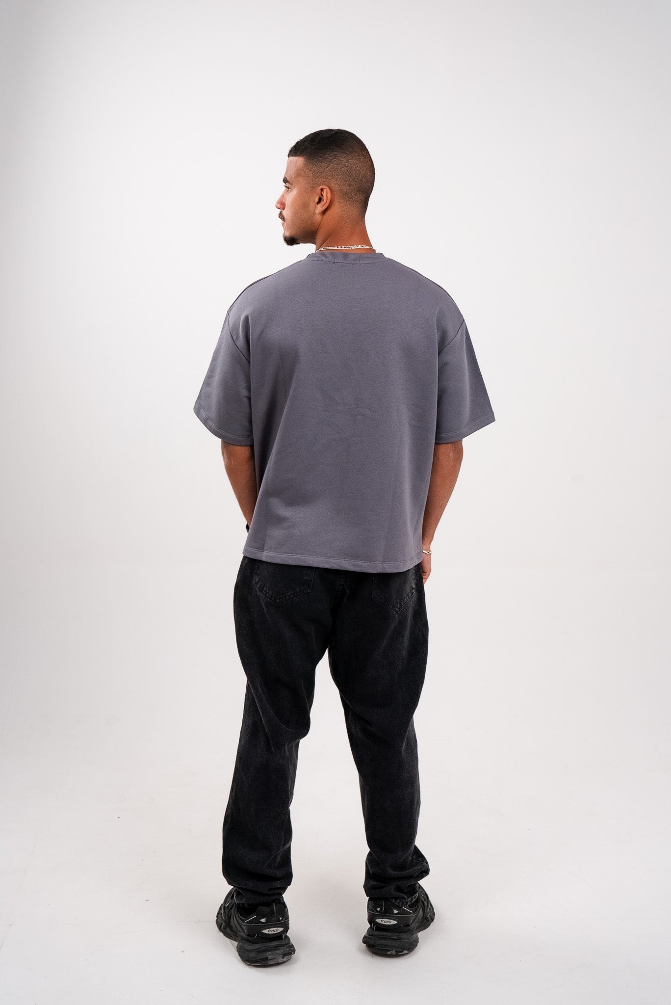 Iron Grey Boxy T-Shirt