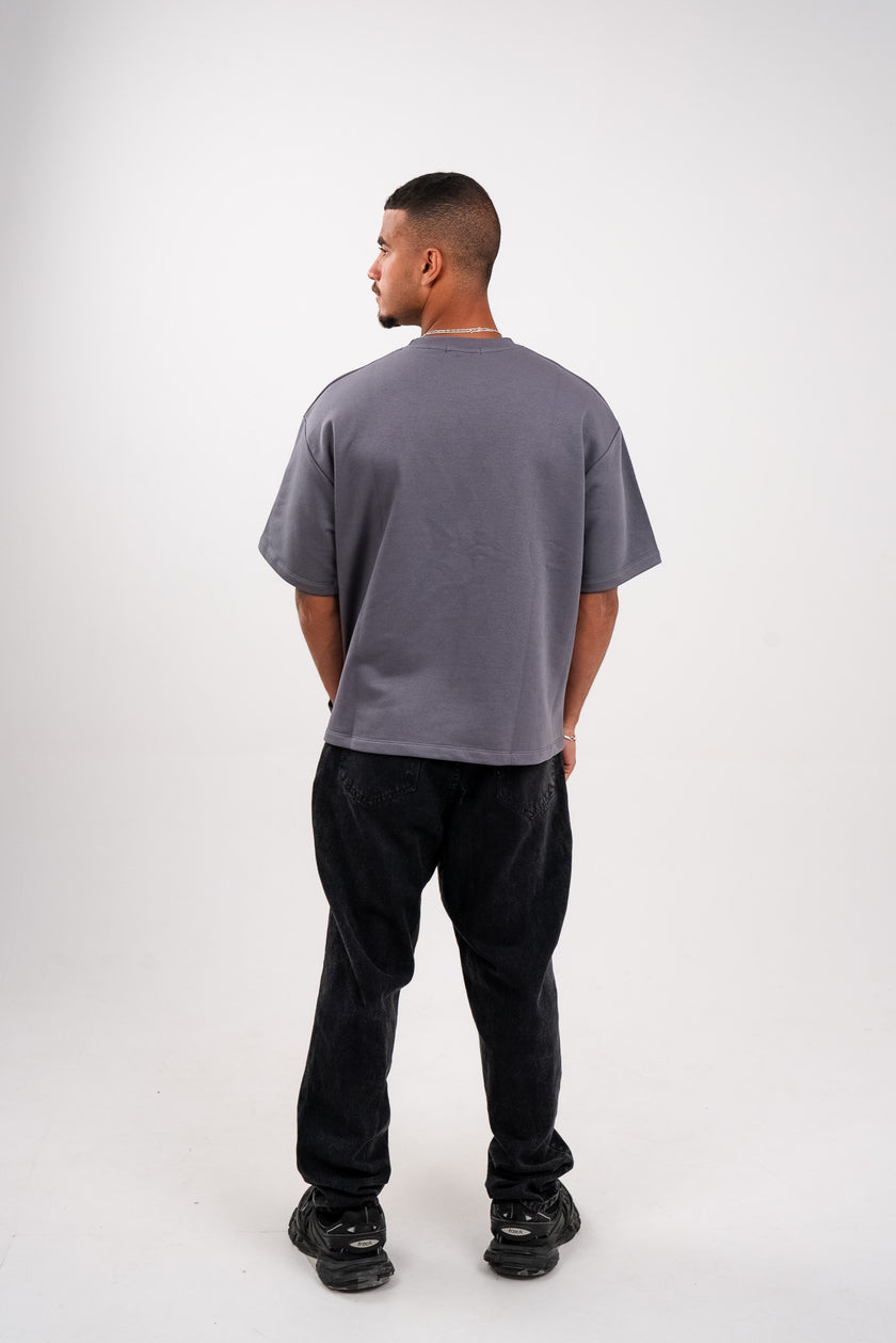 Iron Grey Boxy T-Shirt