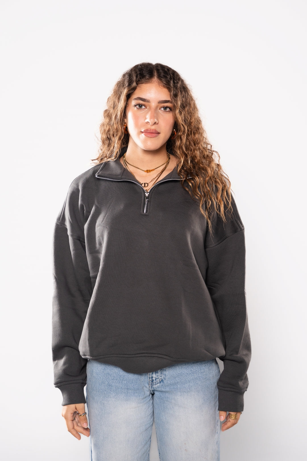 Iron Grey Quarter-Zipper