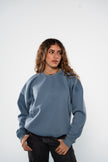 Teal Blue Crew-Neck
