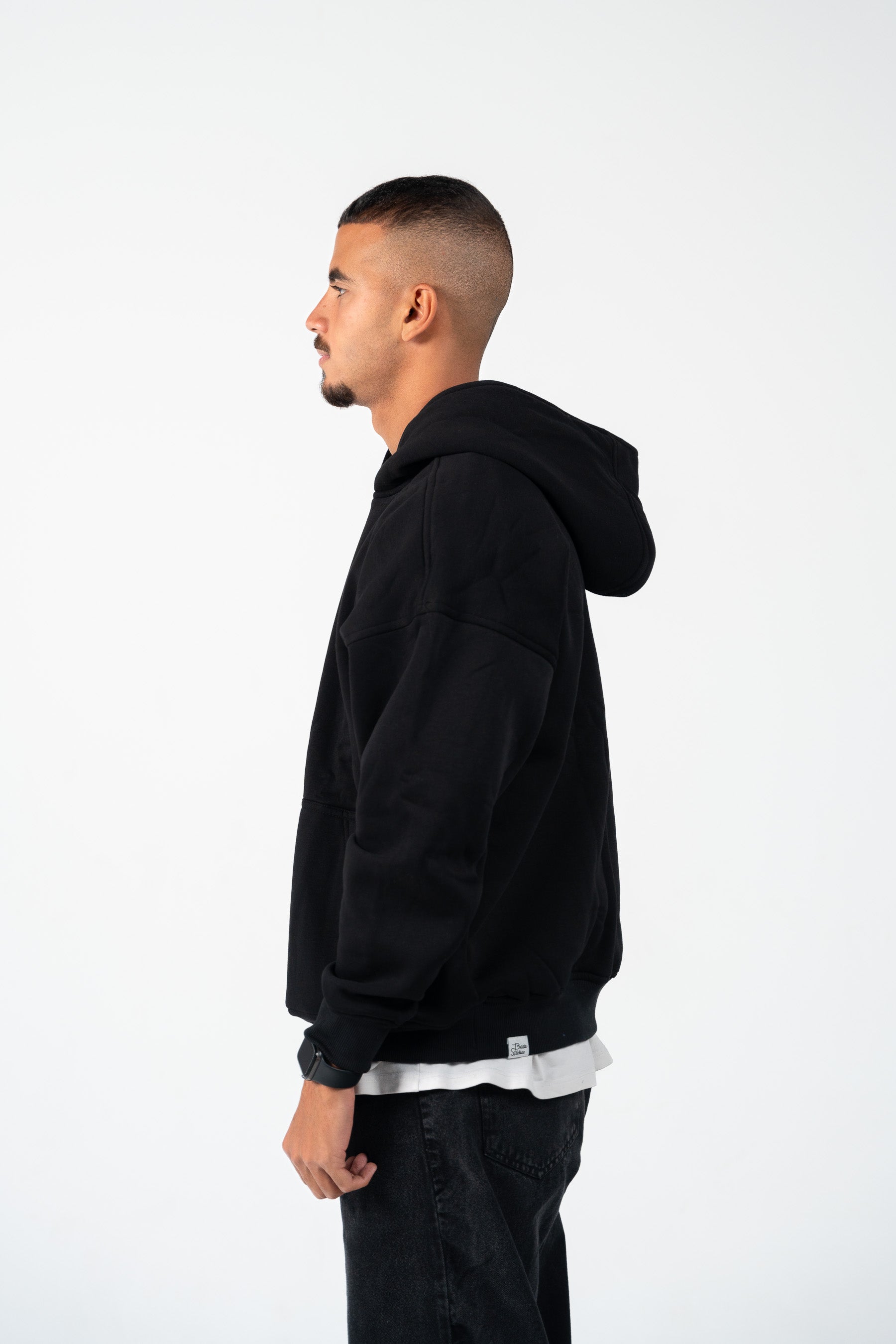 Ink Black Hoodie