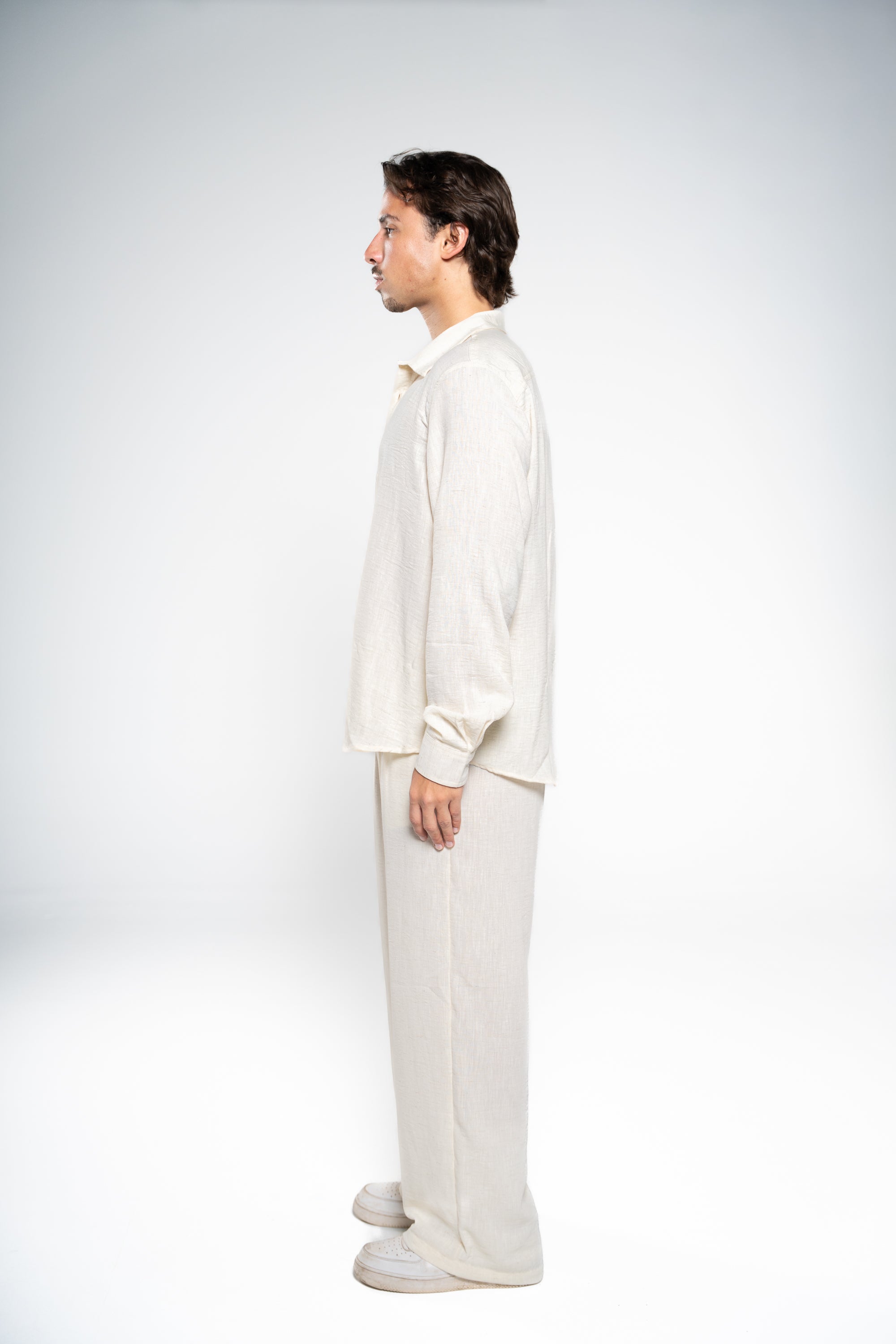 Off White Linen Shirt