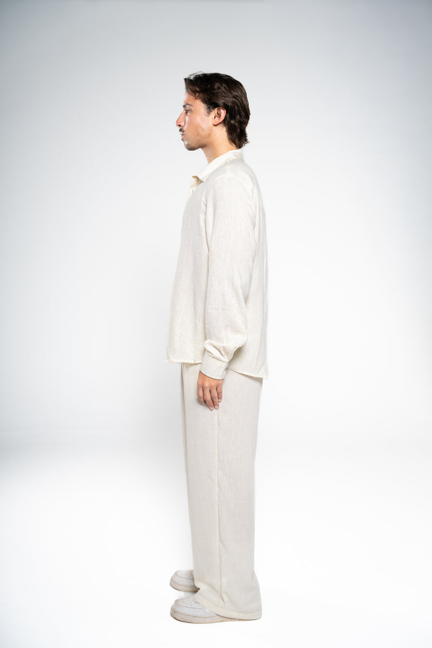 Off White Linen Shirt