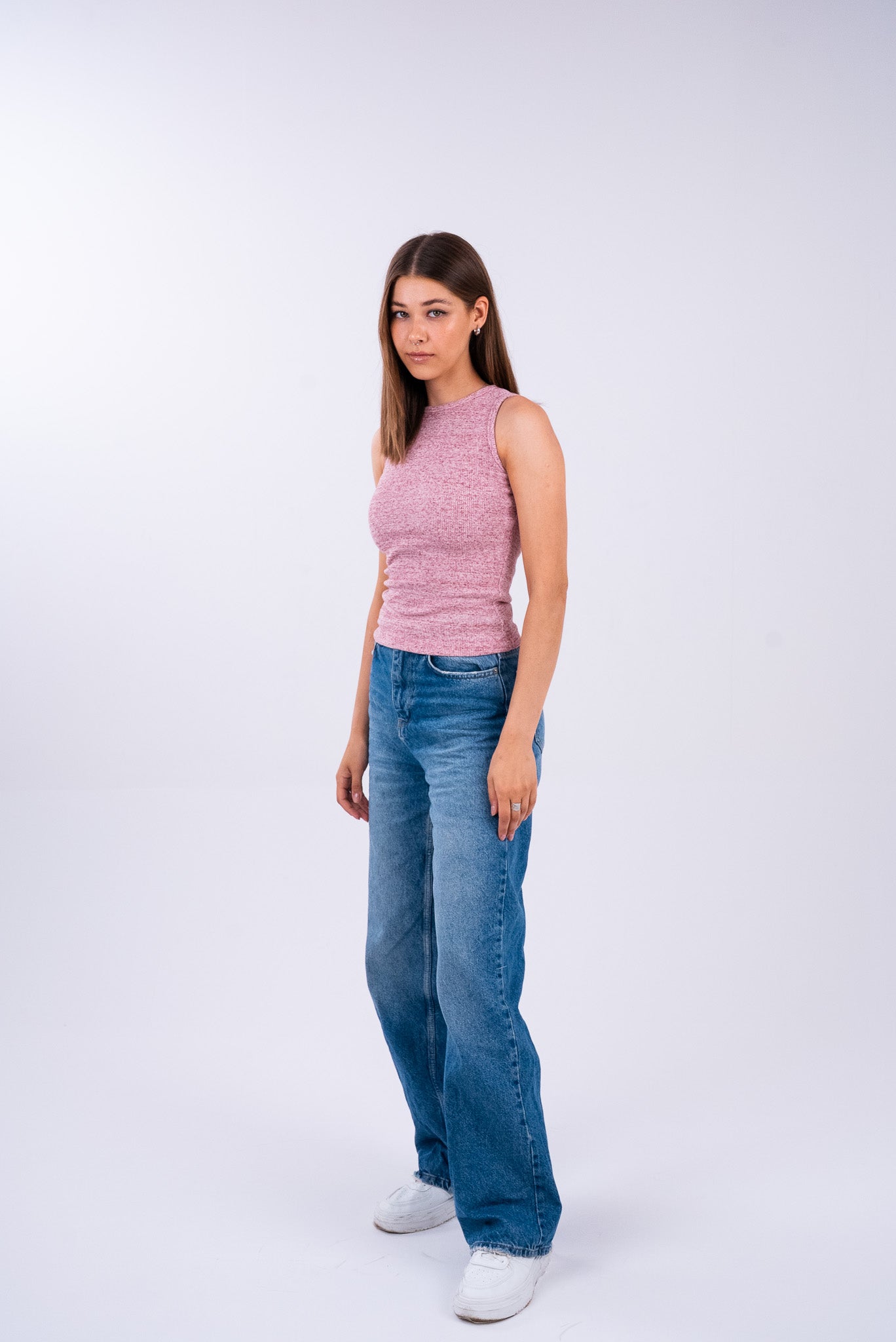 Blush Heather Pink Tank Top