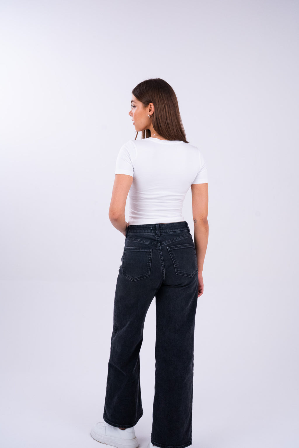 Ice White U-Shaped Top