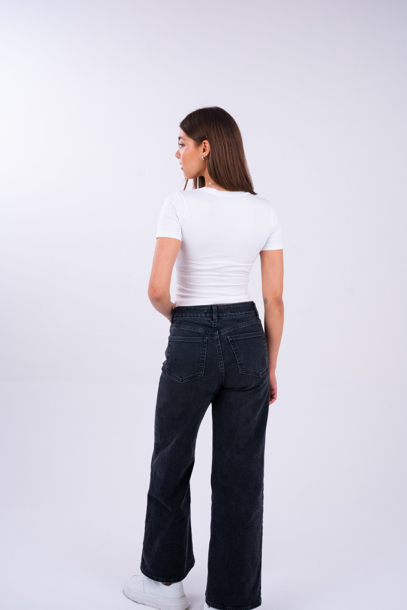 Ice White U-Shaped Top