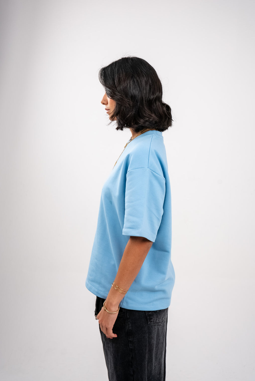 Blue Heavy Weight Boxy T-Shirt