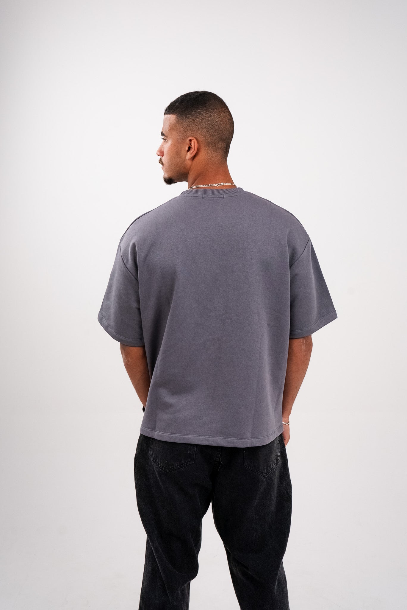 Grey Heavy Weight Boxy T-Shirt
