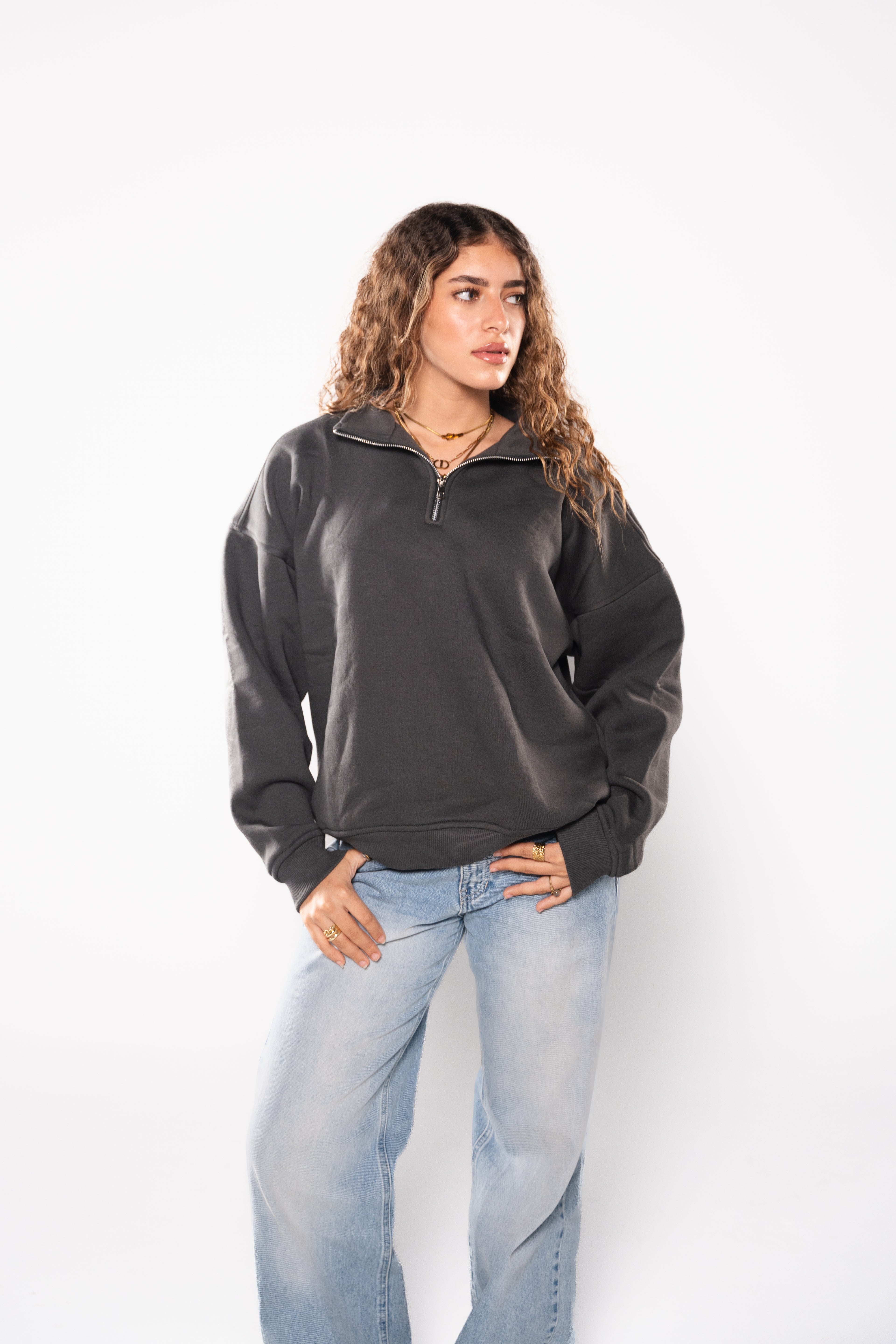 Iron Grey Quarter-Zipper