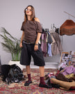 Ink Black Bermuda Shorts