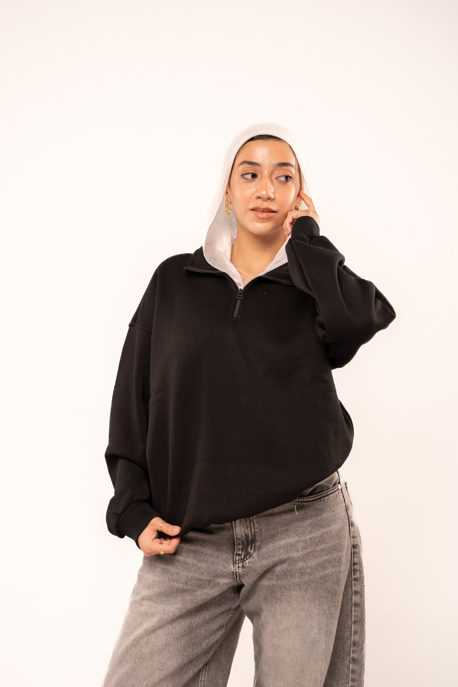 Ink Black Quarter-Zip