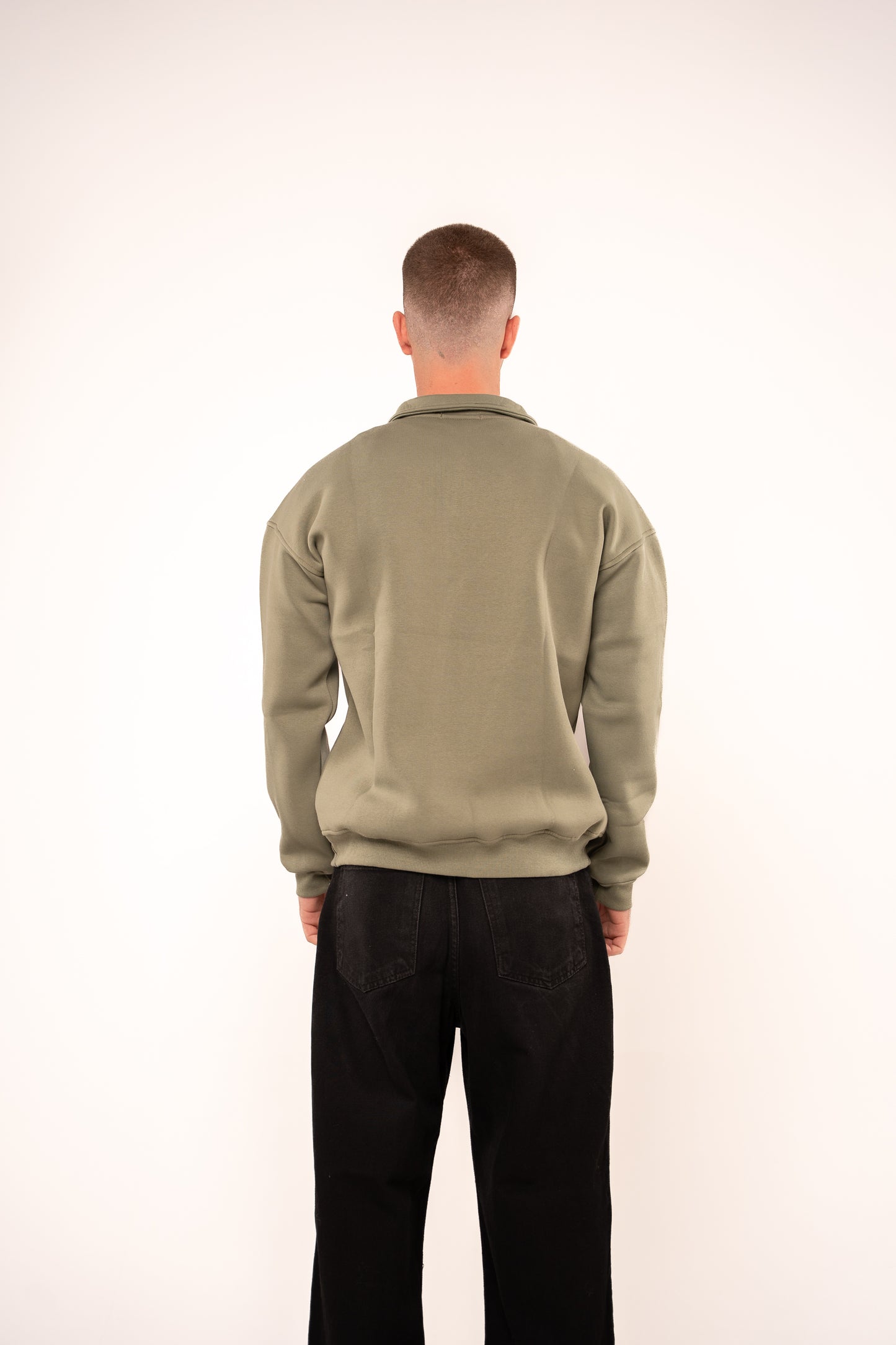 Forest Olive Quarter-Zip