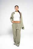 Forest Green Linen Pants