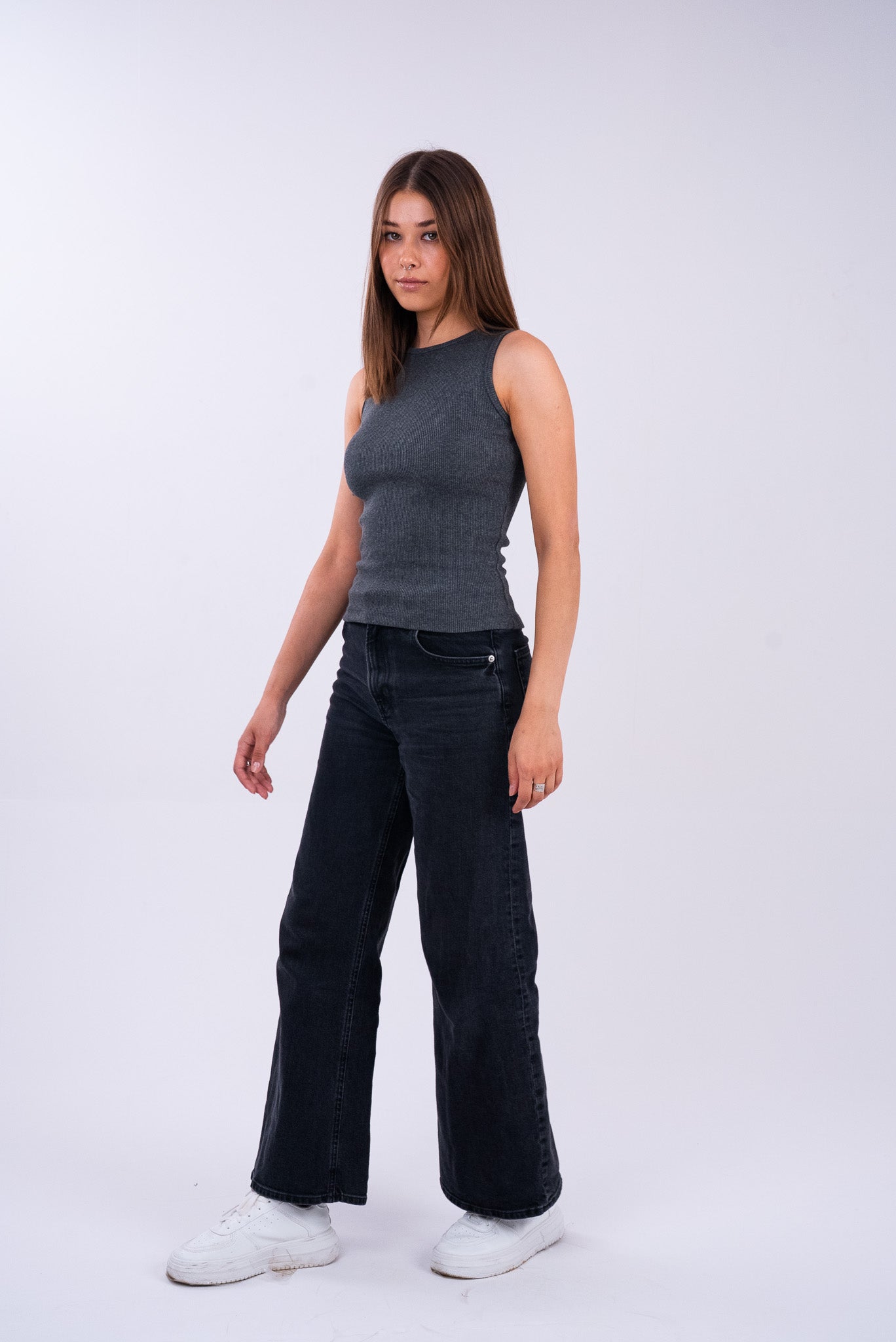 Dim Gray Tank Top