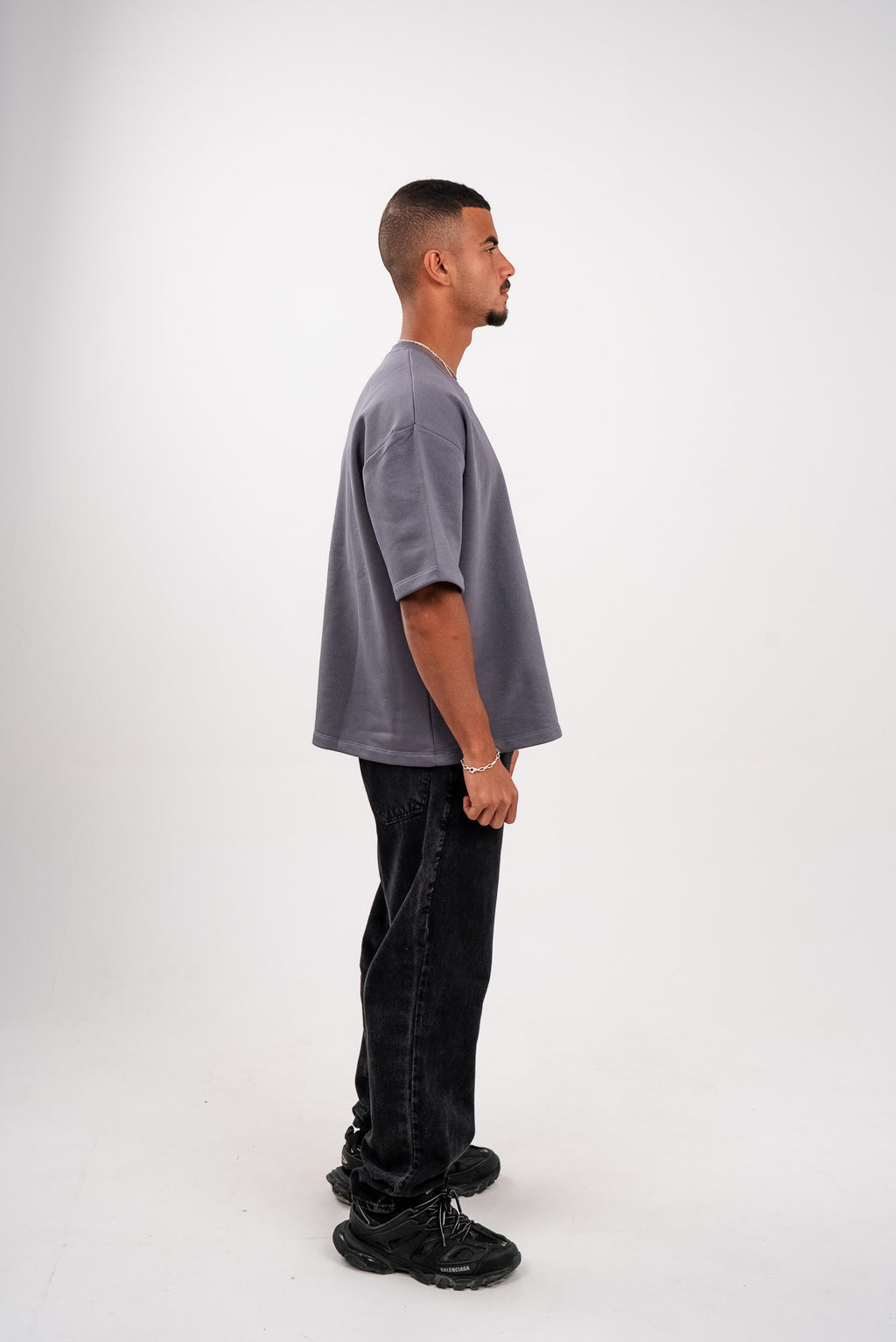Grey Heavy Weight Boxy T-Shirt