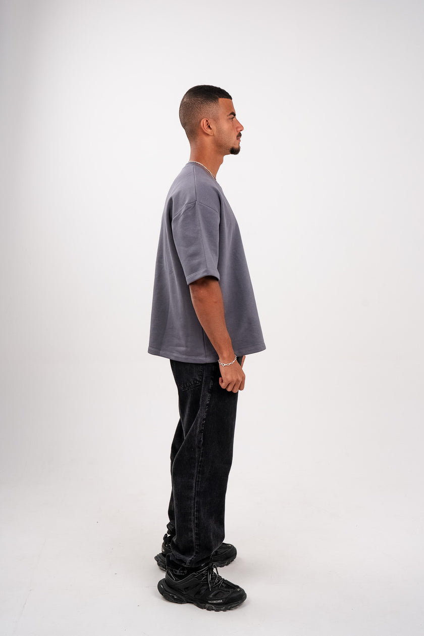 Iron Grey Boxy T-Shirt