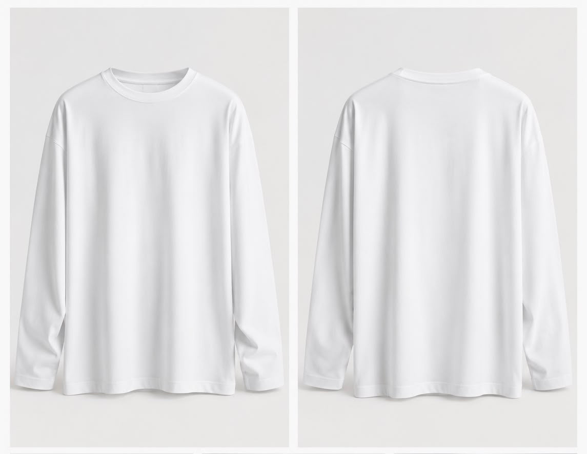 Ice White LongLine T-shirt
