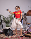 Earth Beige Bermuda Shorts