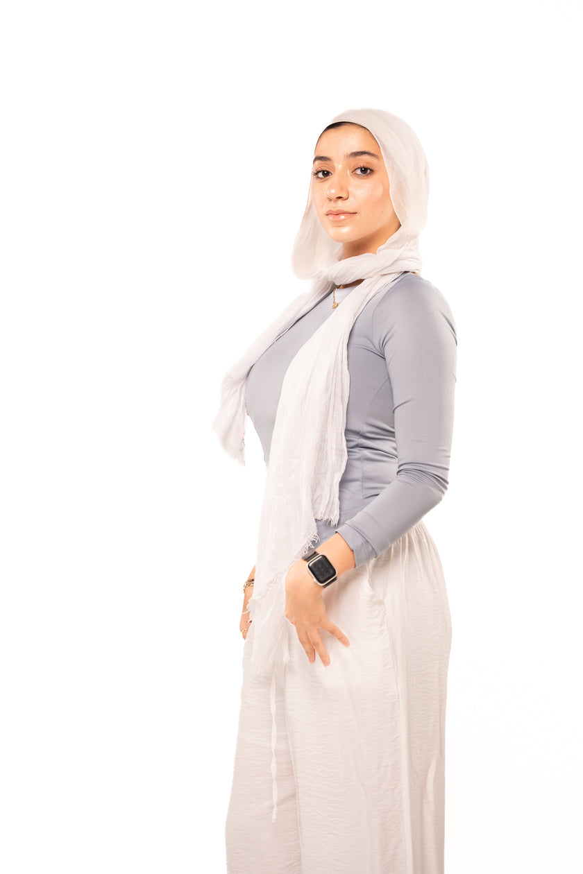 Iron Grey Long Sleeve Top