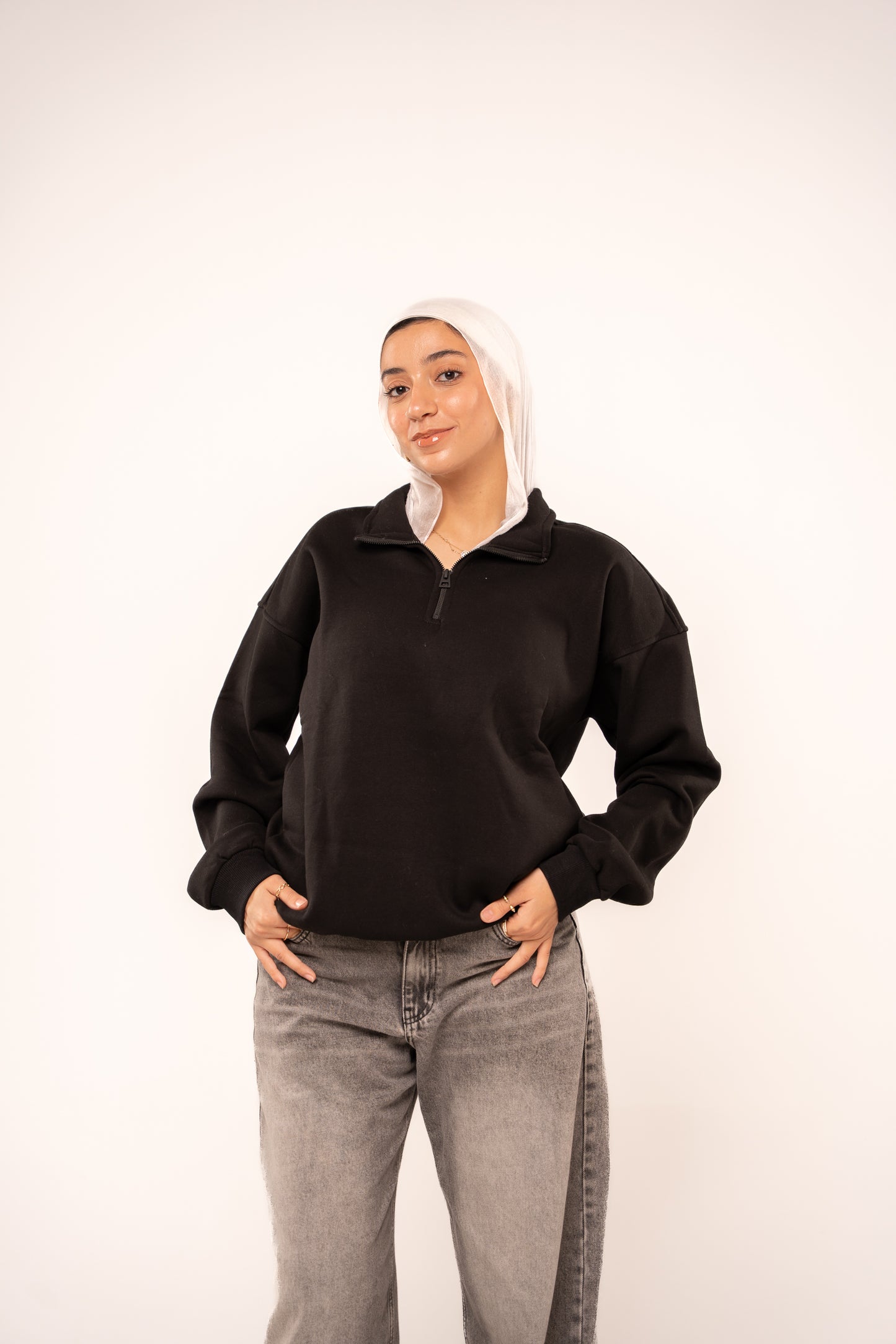 Ink Black Quarter-Zip