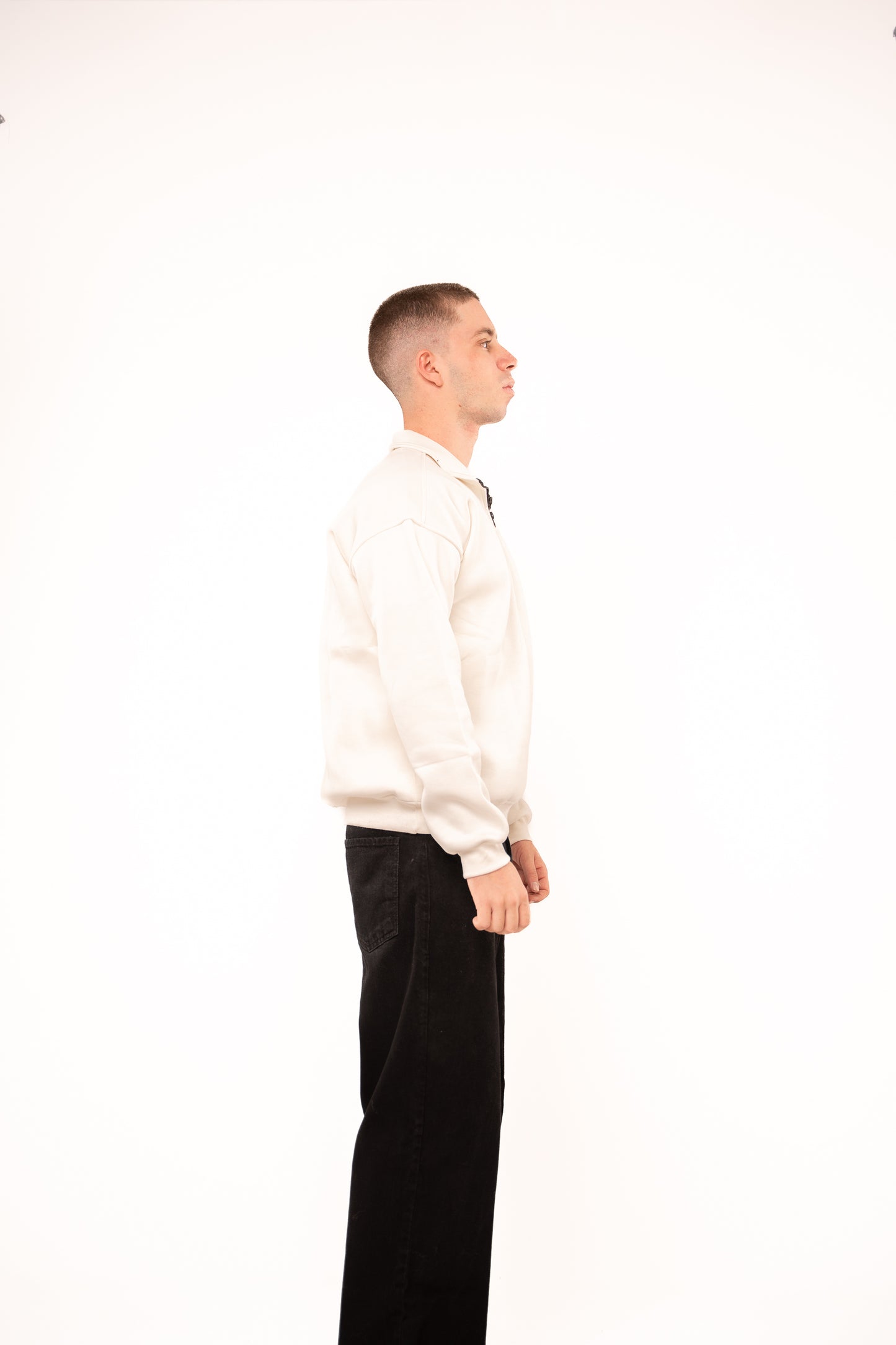 Ice White Quarter-Zip