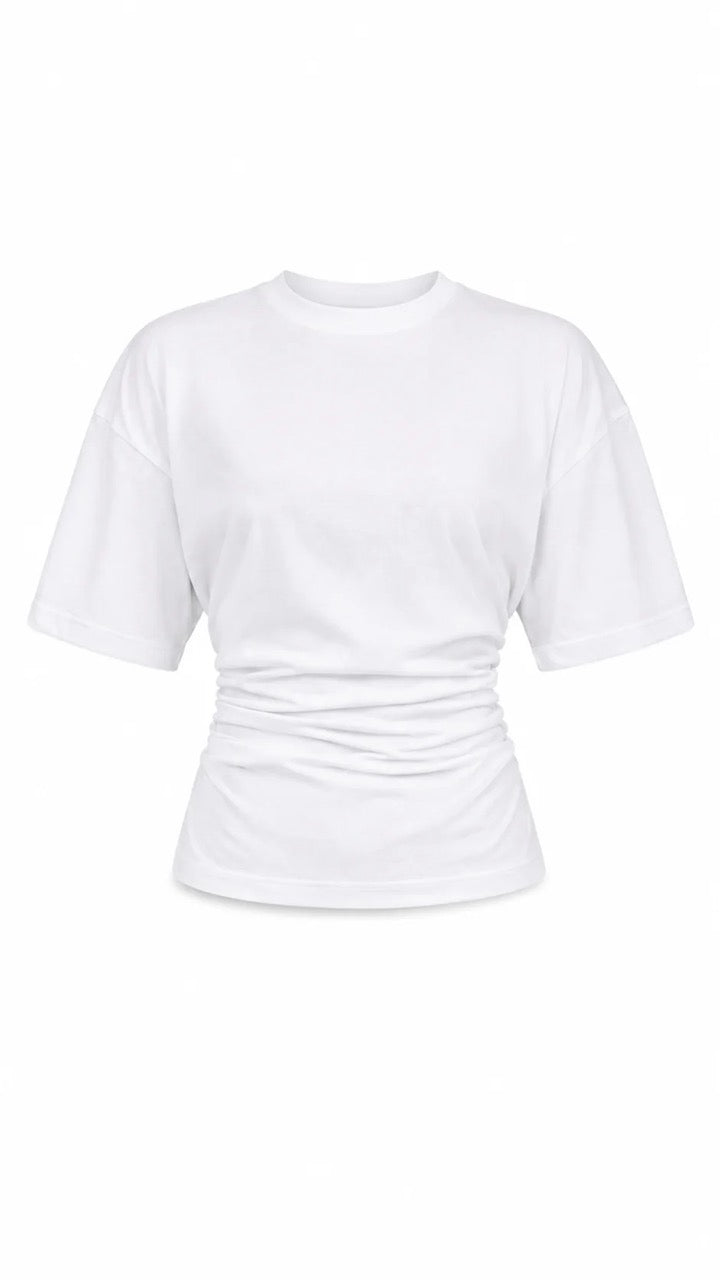 Ice White Snatched Shirt