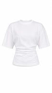 Ice White Snatched Shirt