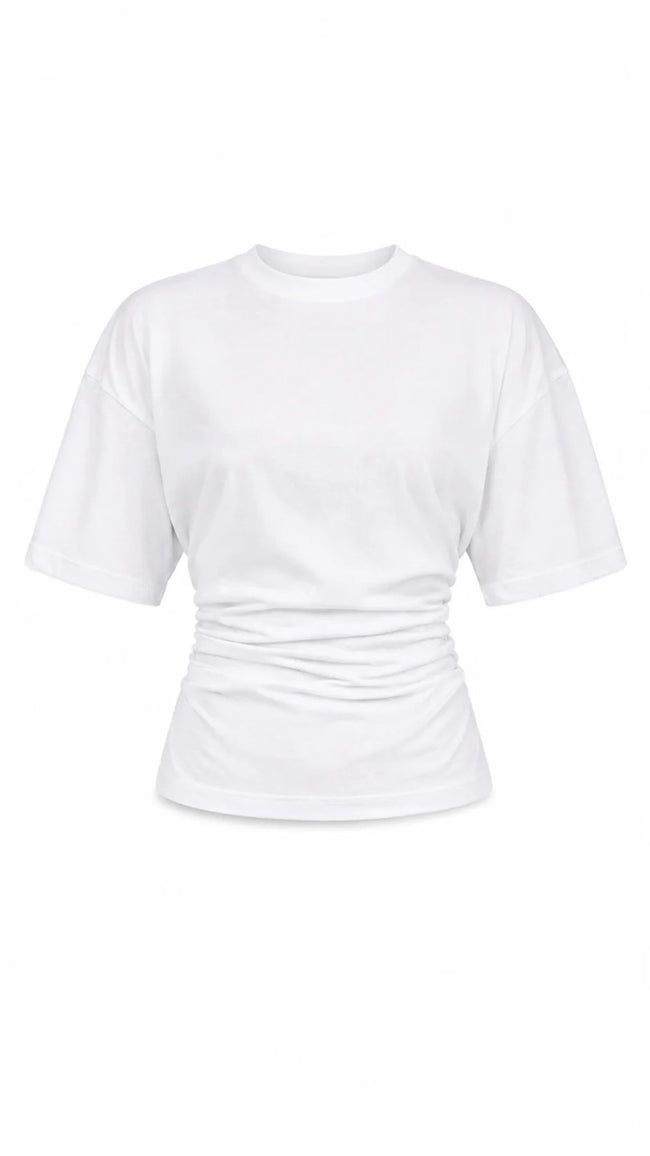 Ice White Snatched Shirt