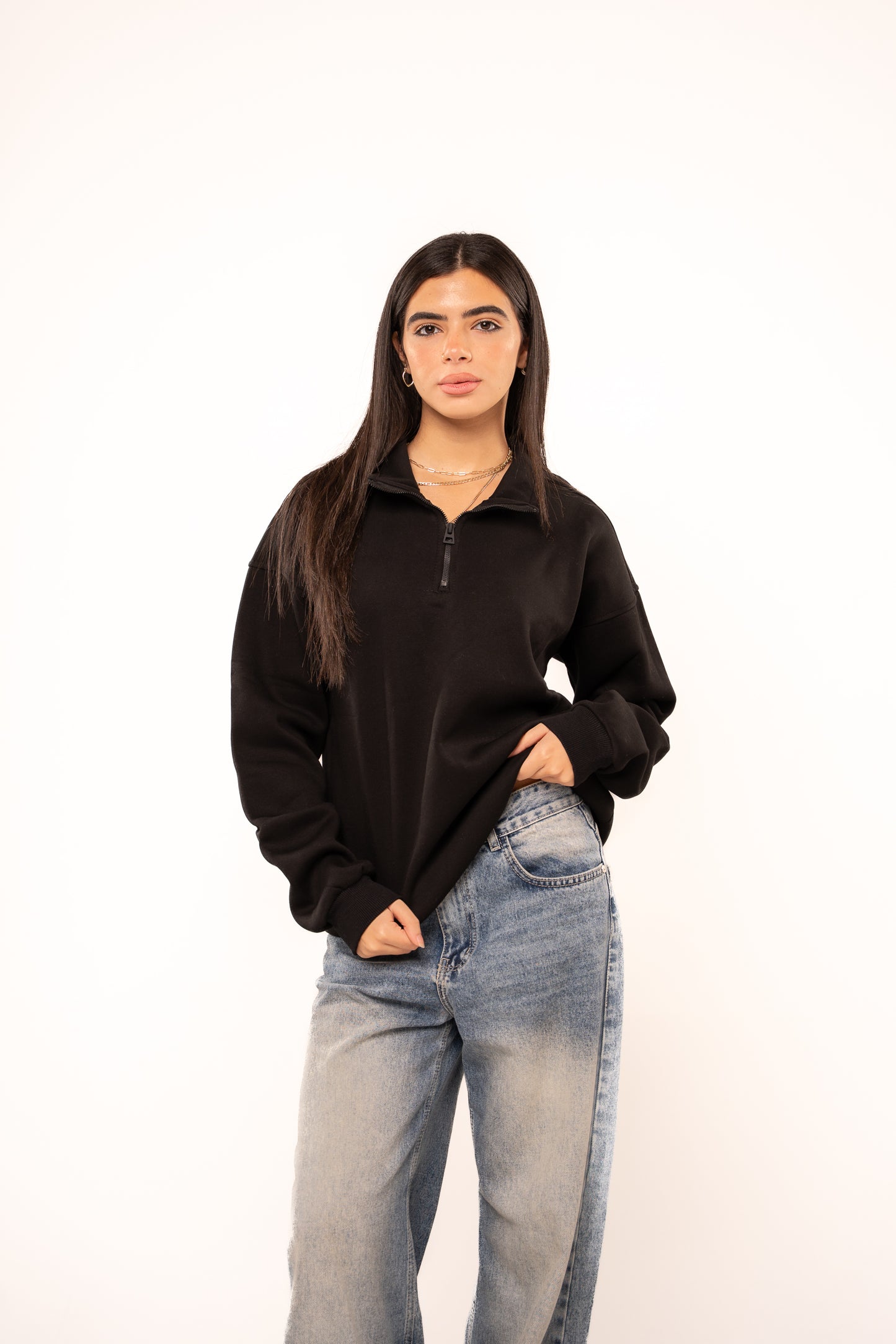 Ink Black Quarter-Zip