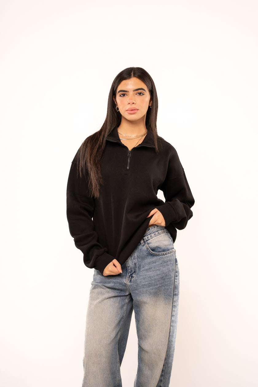 Ink Black Quarter-Zip