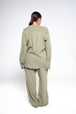 Forest Green Linen Shirt