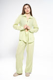 Iguana Green Linen Shirt