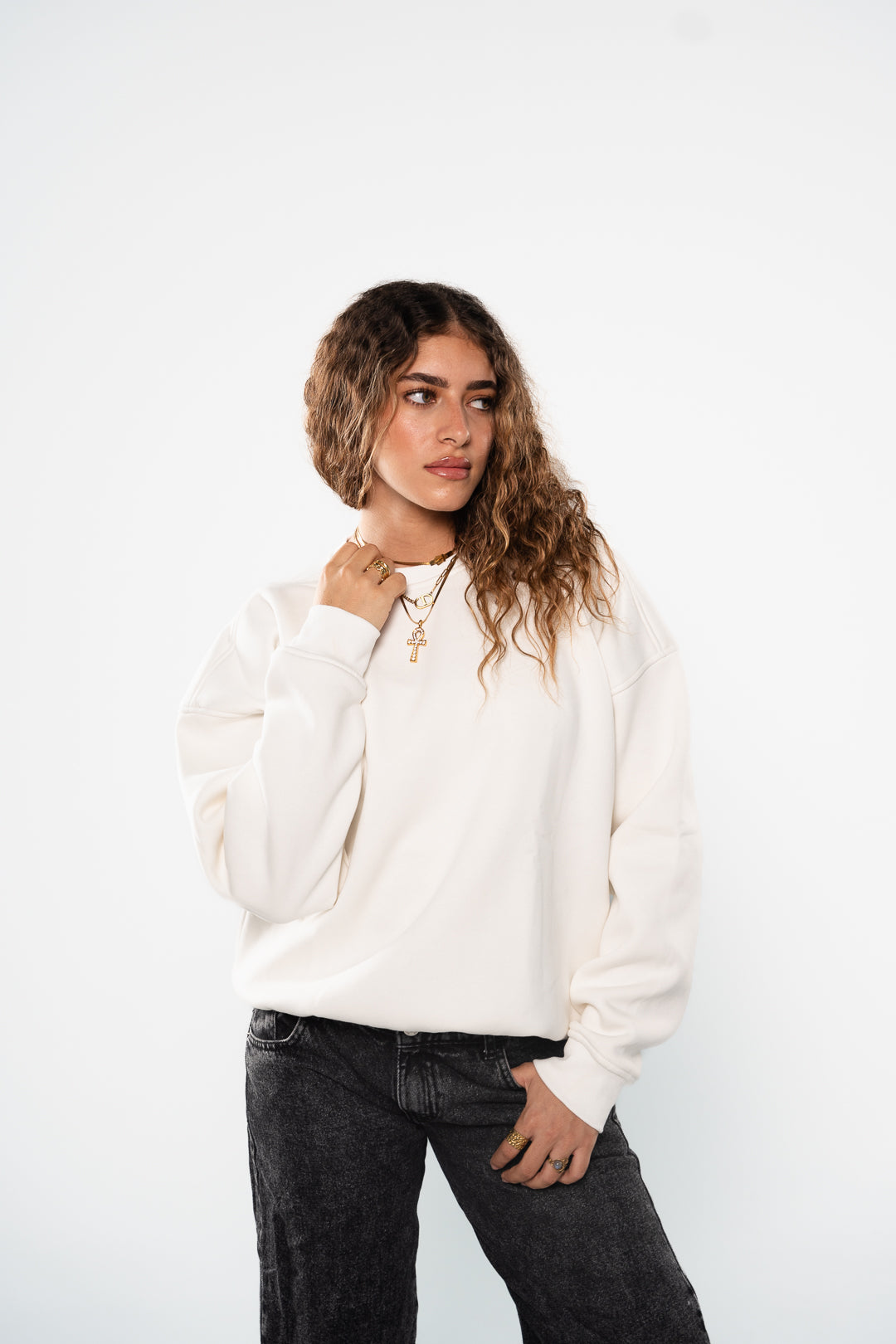 Ice White Crew-Neck