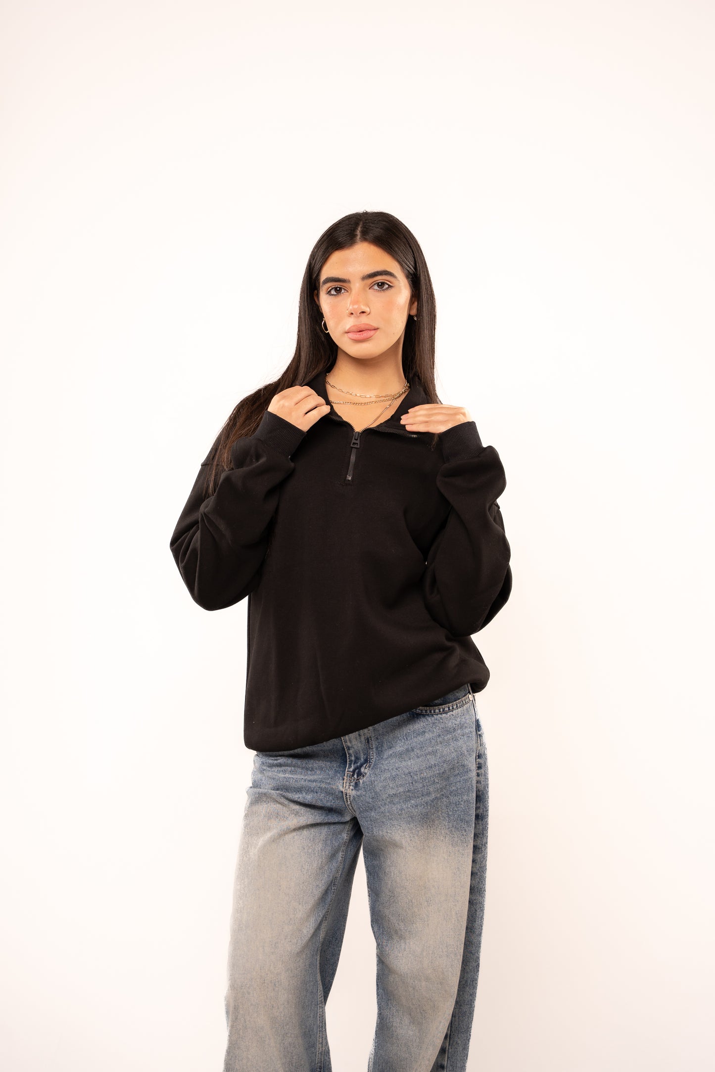 Ink Black Quarter-Zip