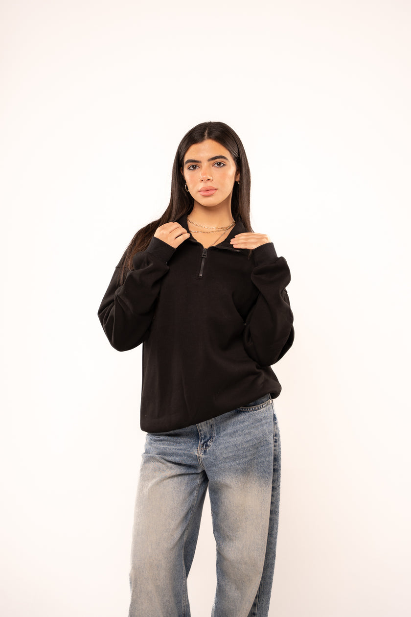 Ink Black Quarter-Zip