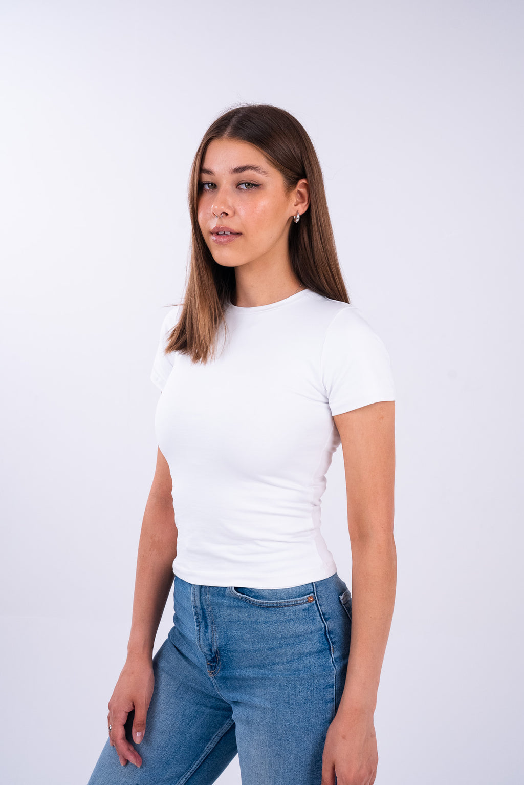 Ice White Basic Top