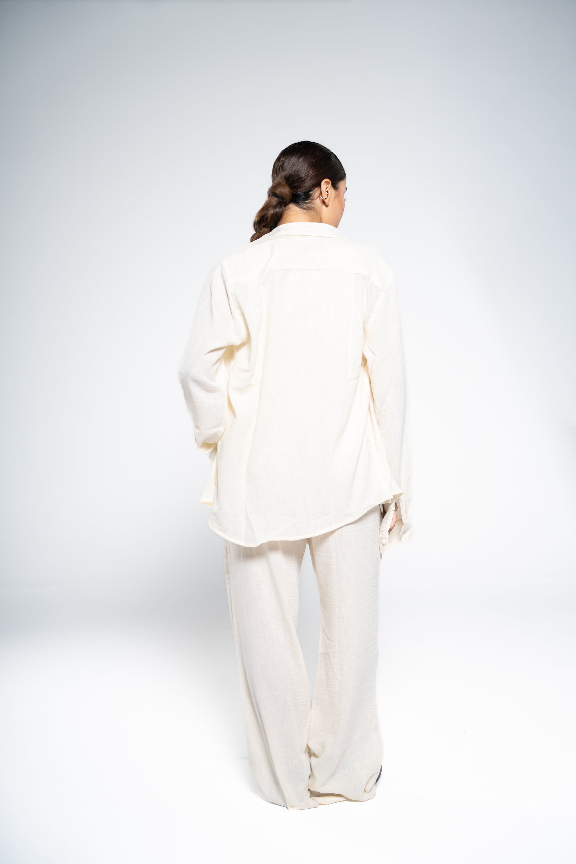 Off White Linen Pants