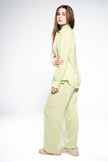 Iguana Green Linen Pants