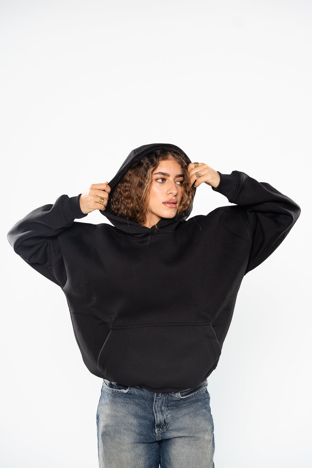 Ink Black Hoodie