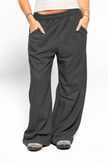 Iron Grey Wide-Leg SweatPants