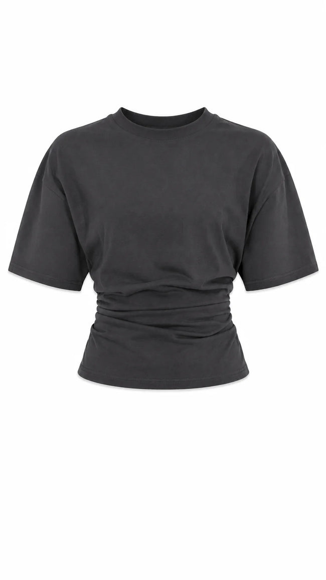 Iron Grey Snatched Shirt