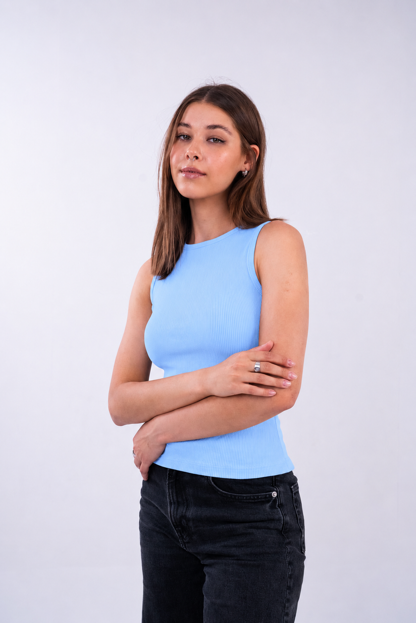 Baby Blue Tank Top