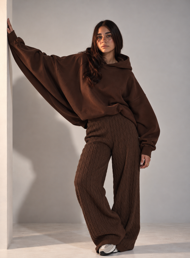 Cafe-Noir Flowy Hoodie