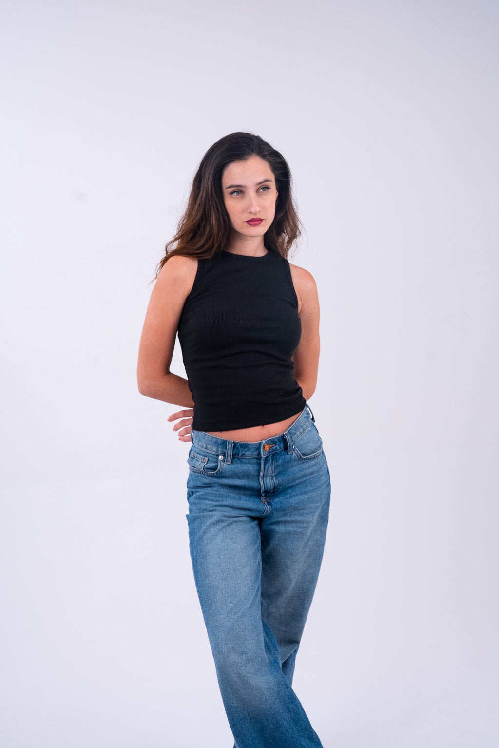 Ink Black Tank Top
