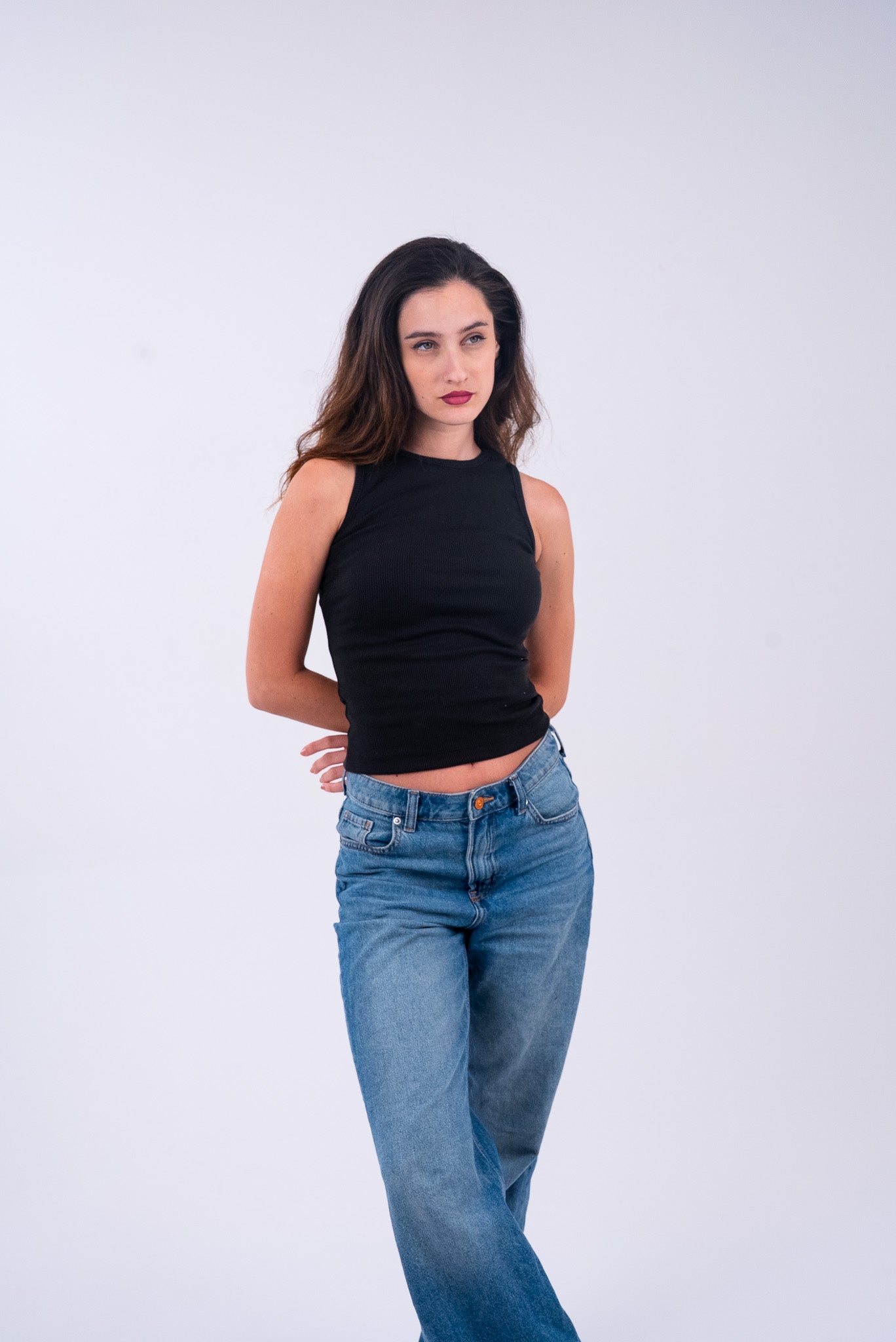 Ink Black Tank Top